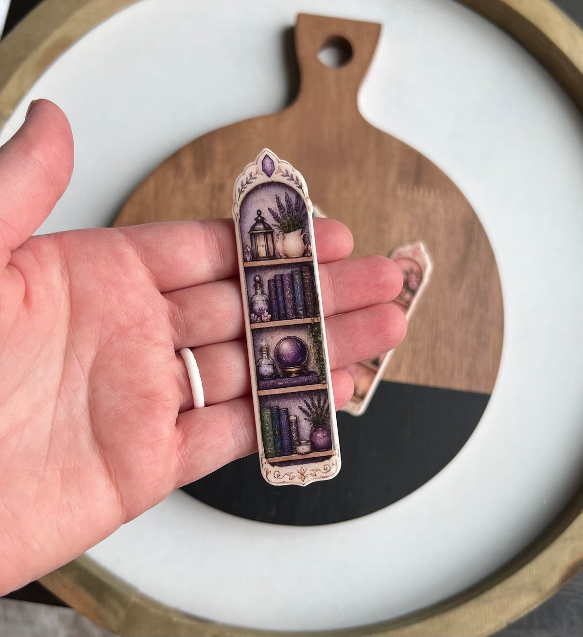 Printed Bookmark - Purple, Blue, or Pink - PRE ORDER