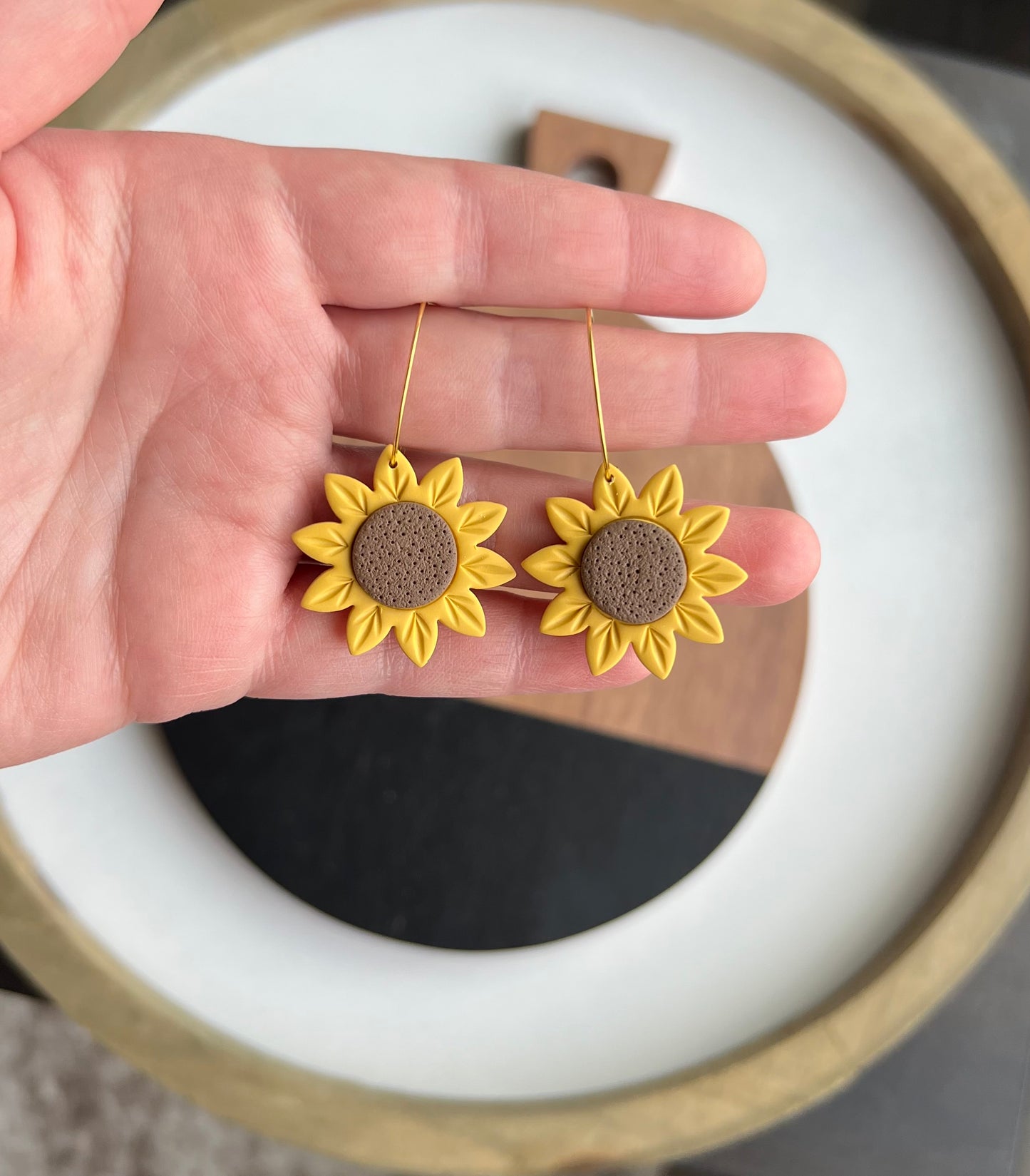 Sunflower Hoops - PRE ORDER