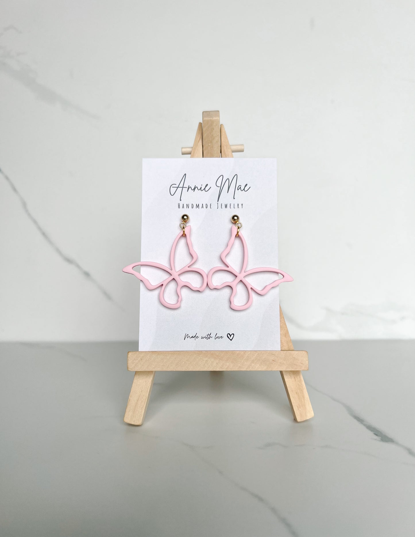 Butterfly Outline - Pink - PRE ORDER