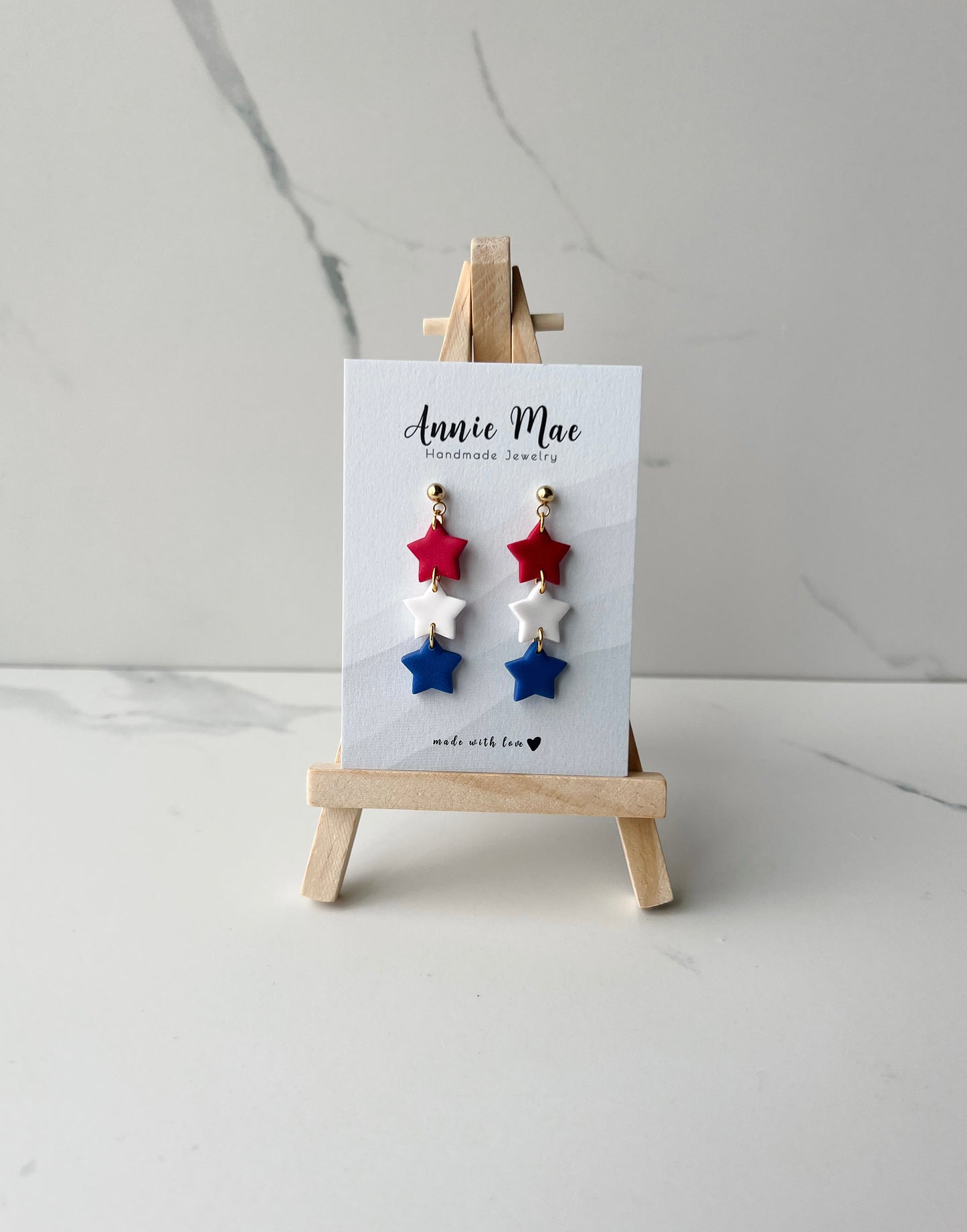 Star Trio - Red, White, and Blue