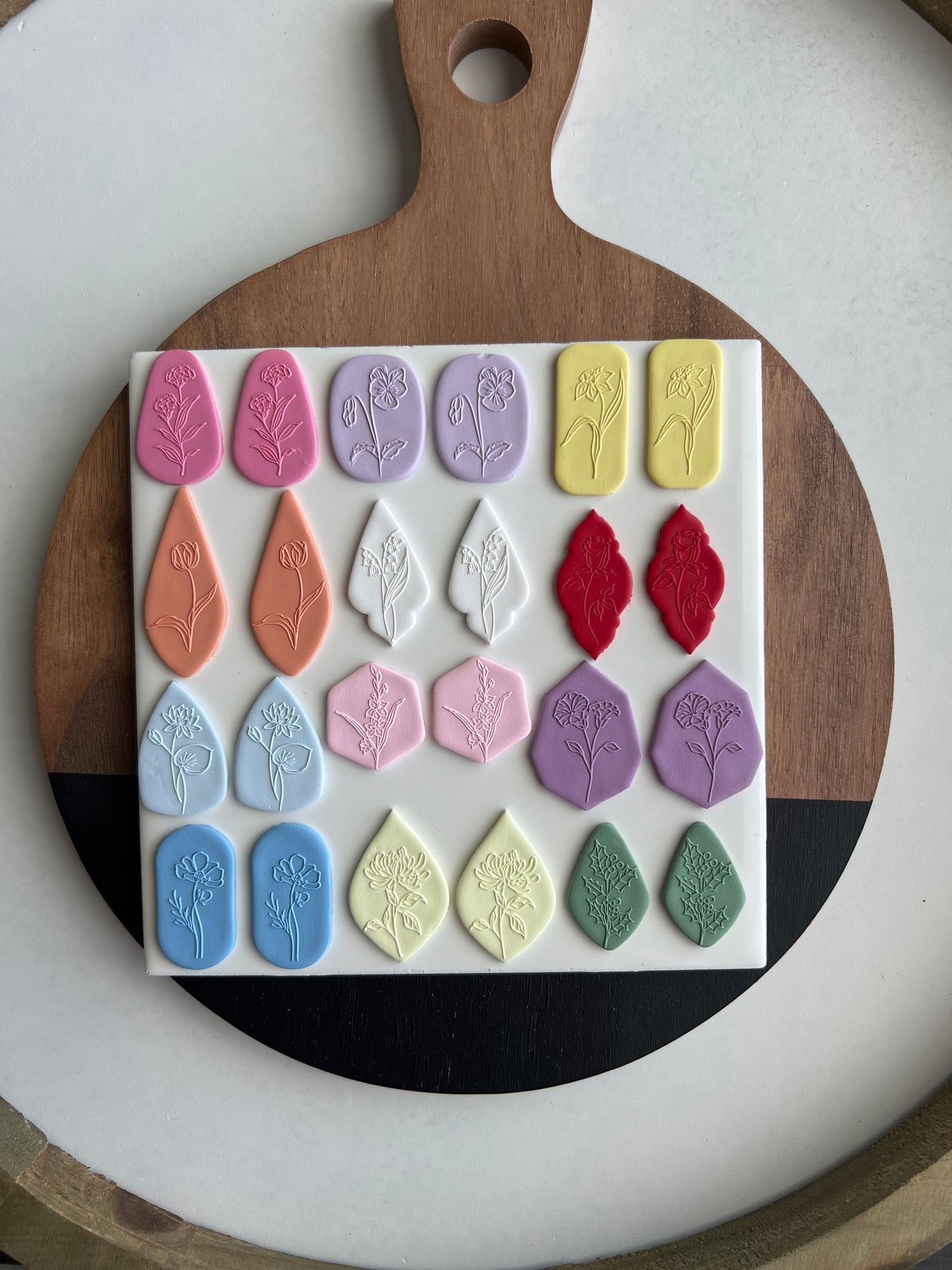 Birth Flower Earrings - CUSTOM/PREORDER