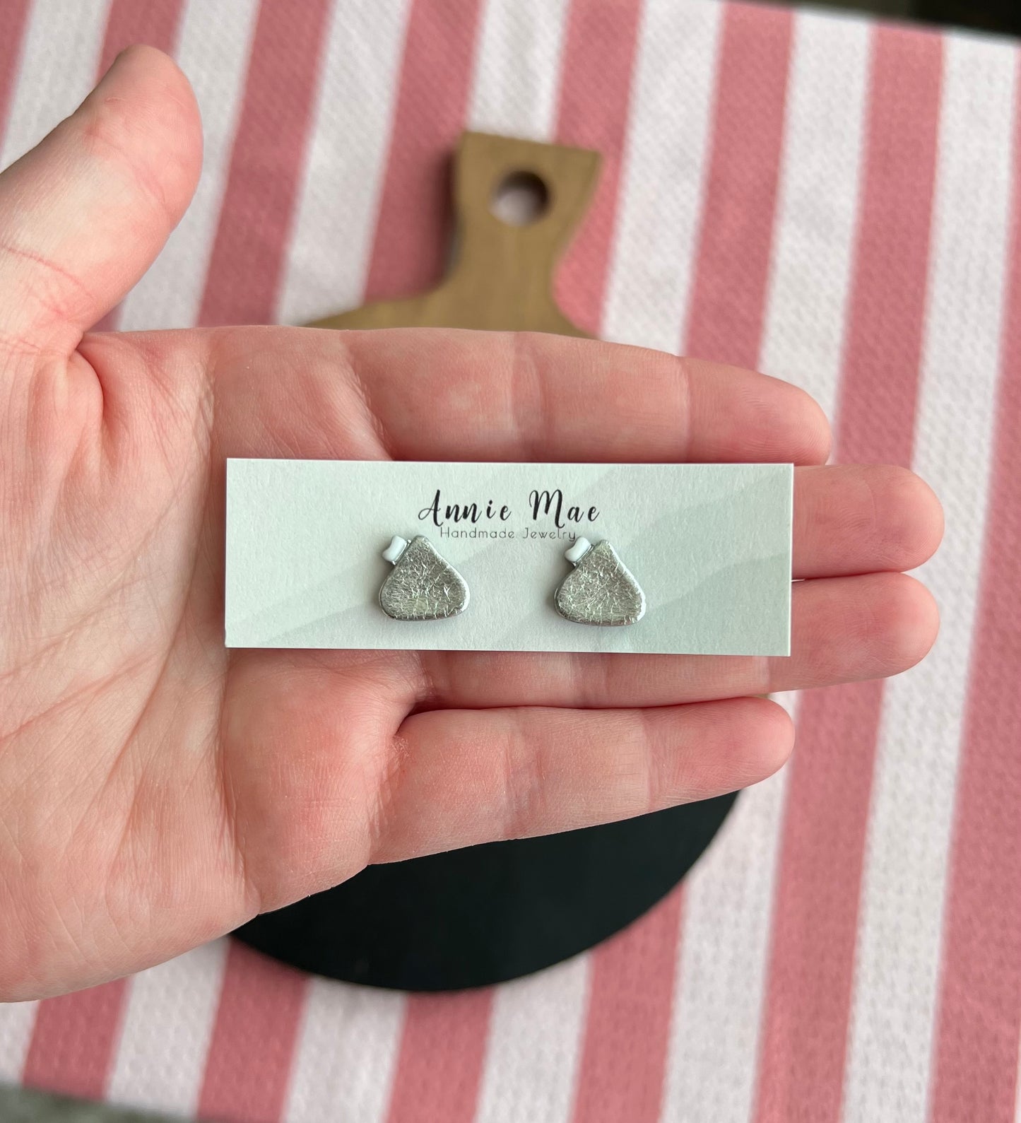 Chocolate Kiss Studs