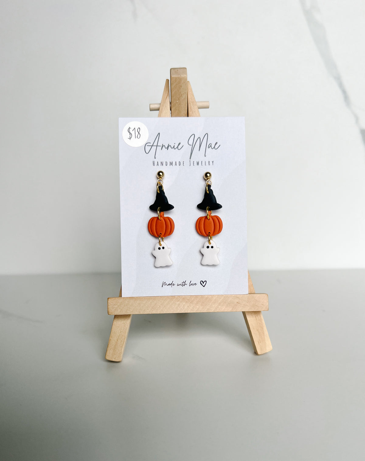 Witch Hat, Pumpkin, and Ghost Trio - PRE ORDER