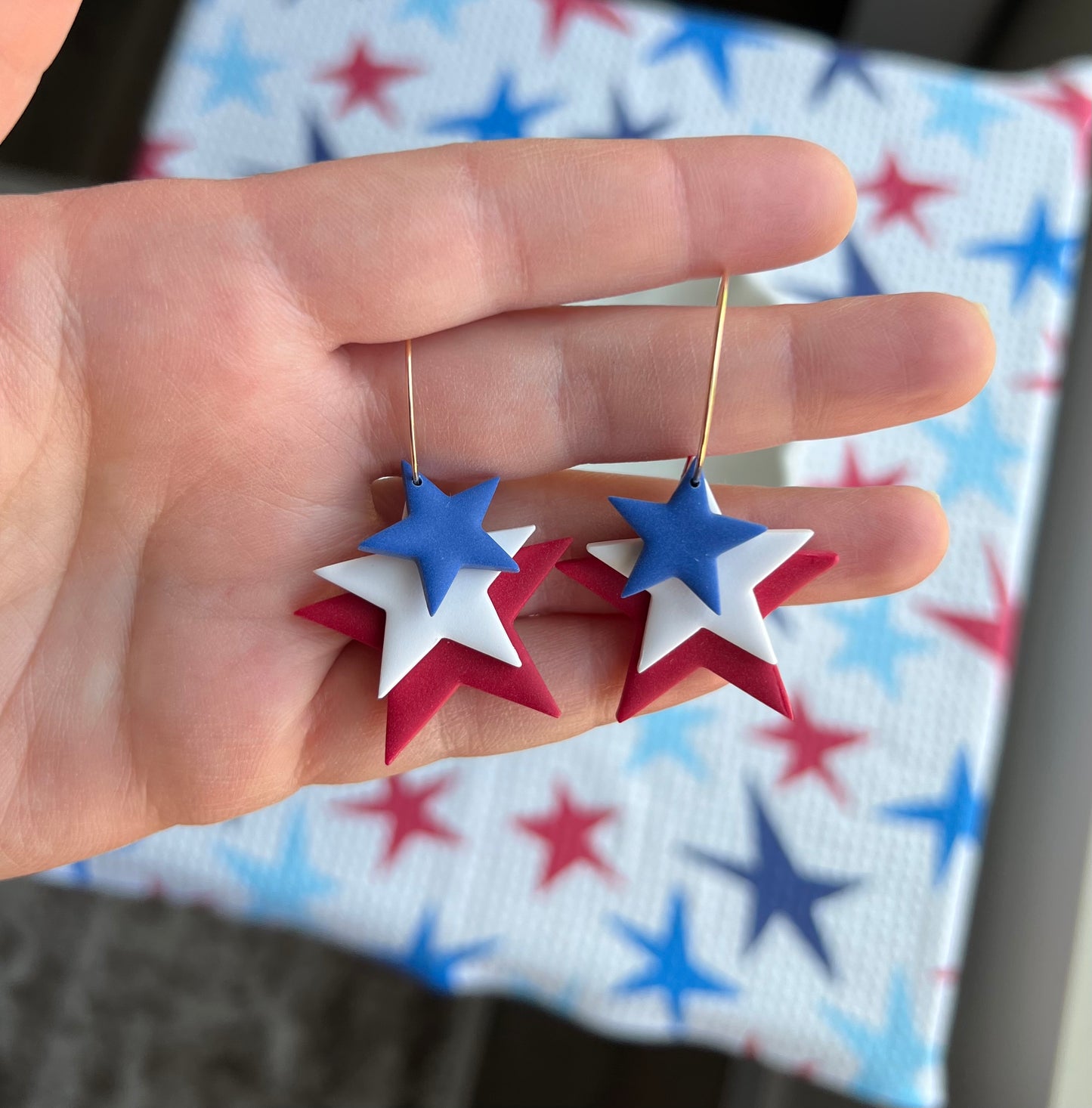 Trio Star Hoops