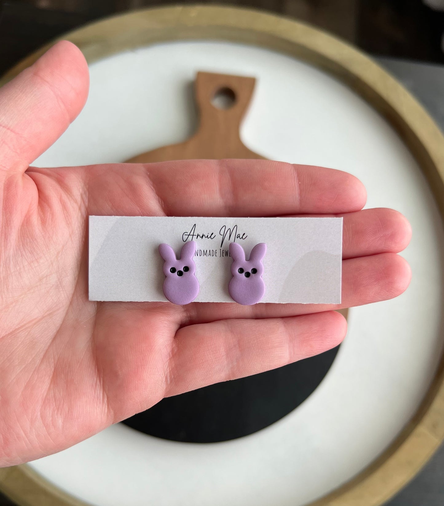Bunny Peep Studs - PRE ORDER