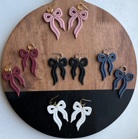 Large Embossed Bows - PRE ORDERS