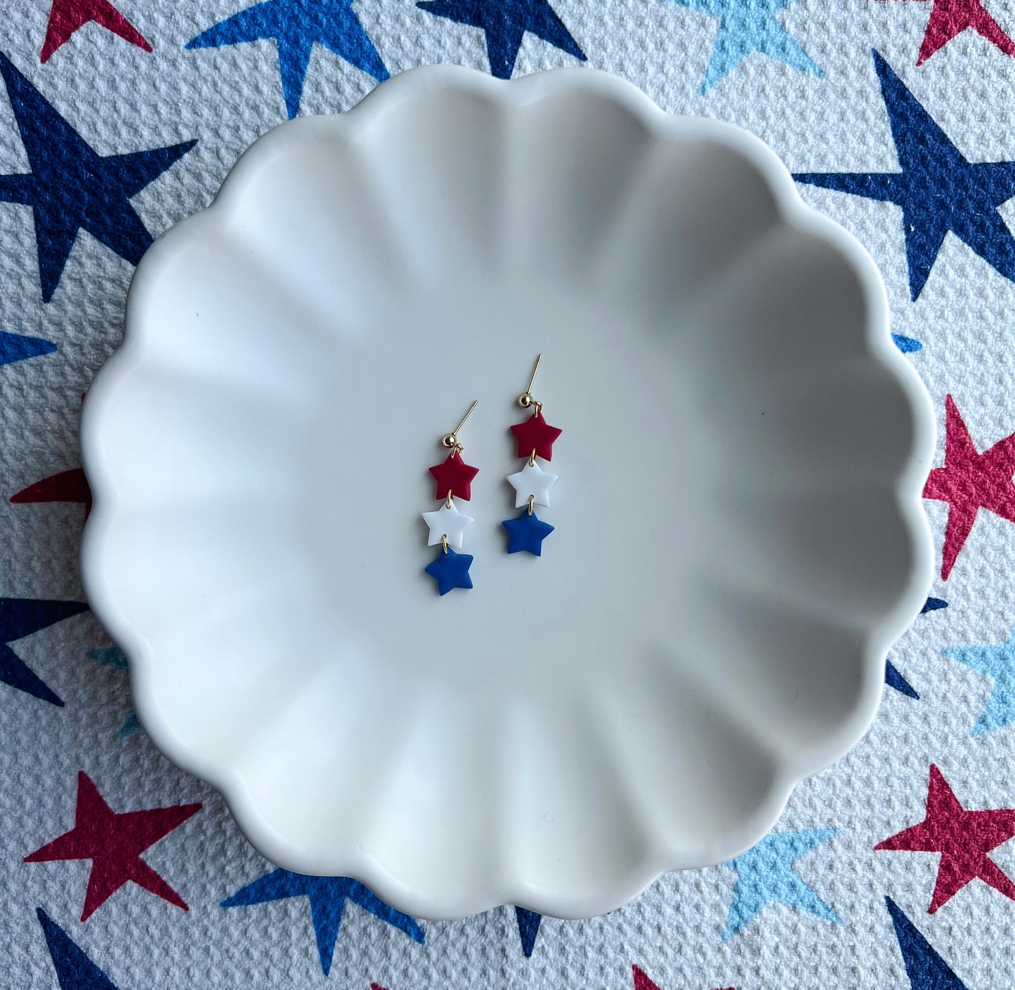 Star Trio - Red, White, and Blue