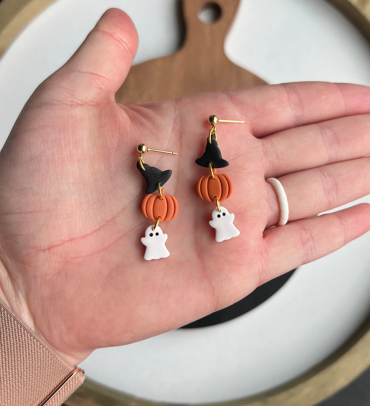 Witch Hat, Pumpkin, and Ghost Trio - PRE ORDER