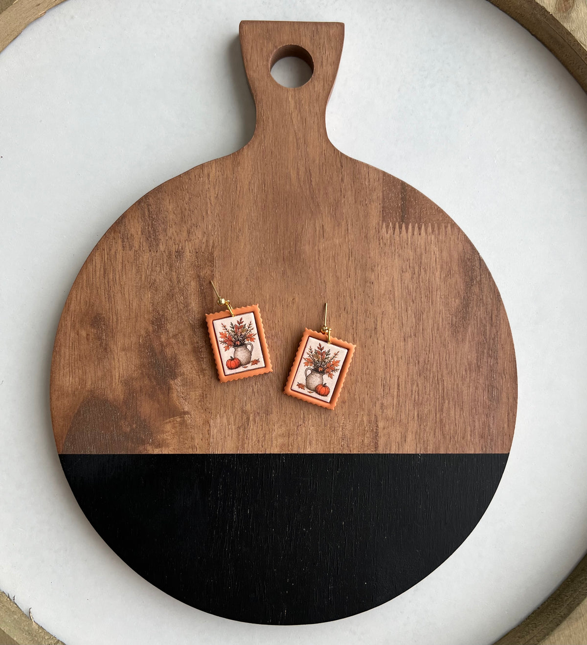 Fall Stamps - Leaf Vase