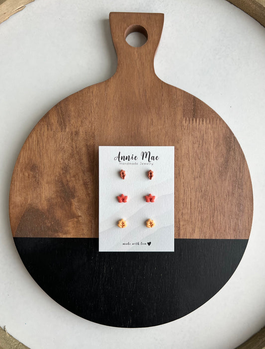 Fall Leaves Mini Stud Pack