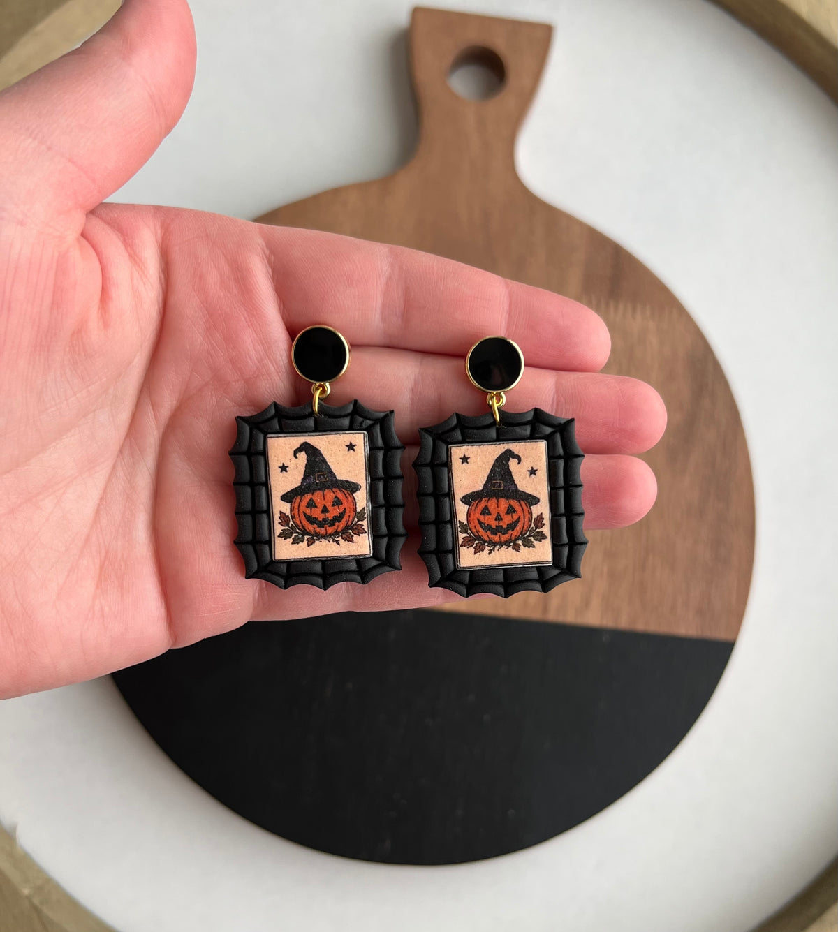 Halloween Web Stamps - Pumpkin Witch