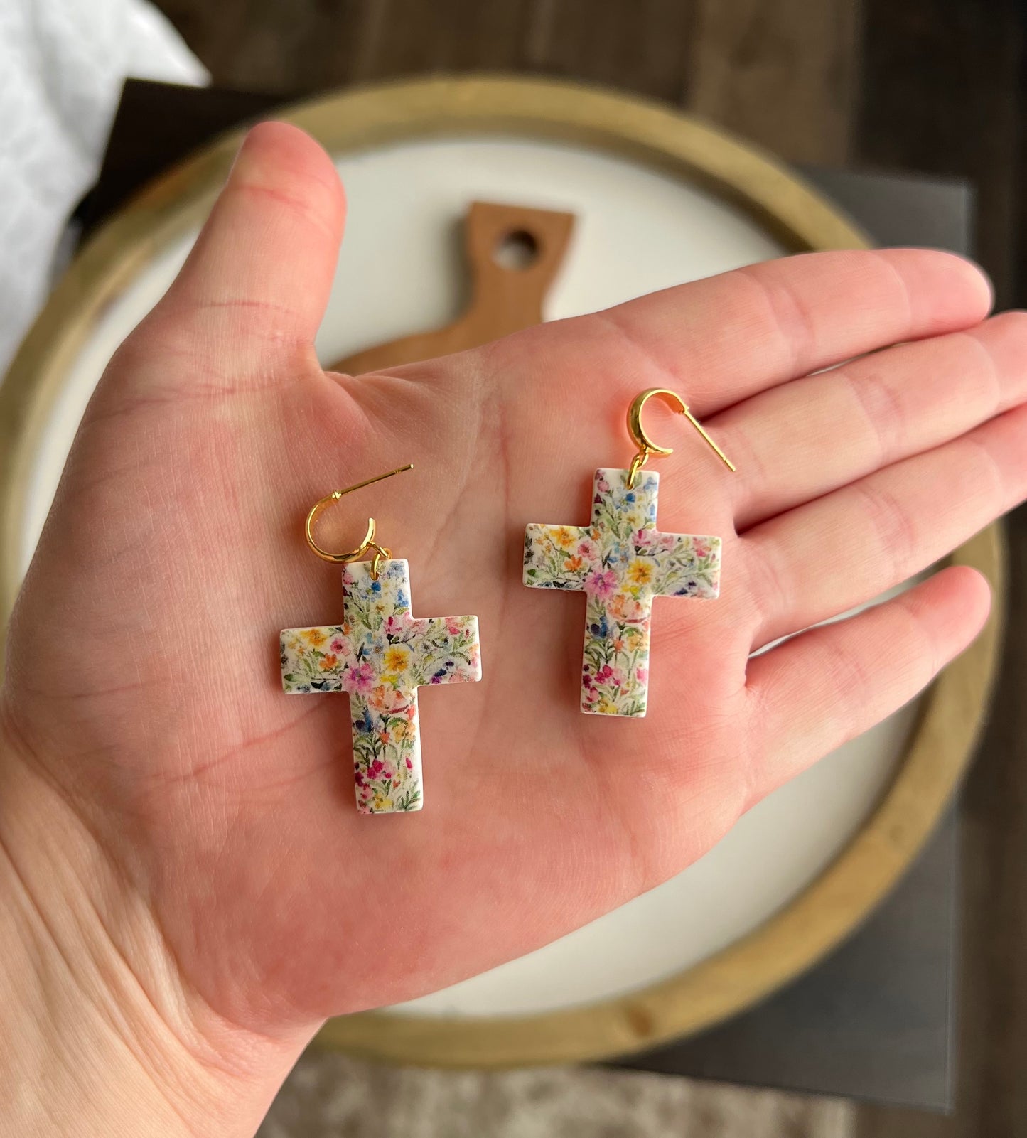 Spring Floral Crosses