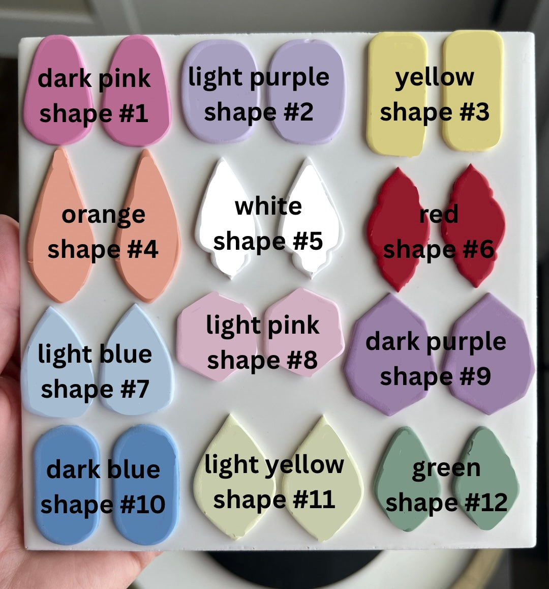 Birth Flower Earrings - CUSTOM/PREORDER