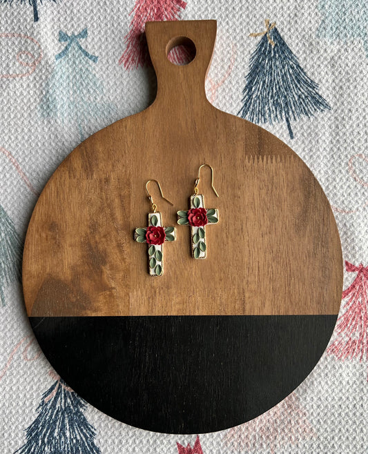 Floral Cross - Gold - PRE ORDER