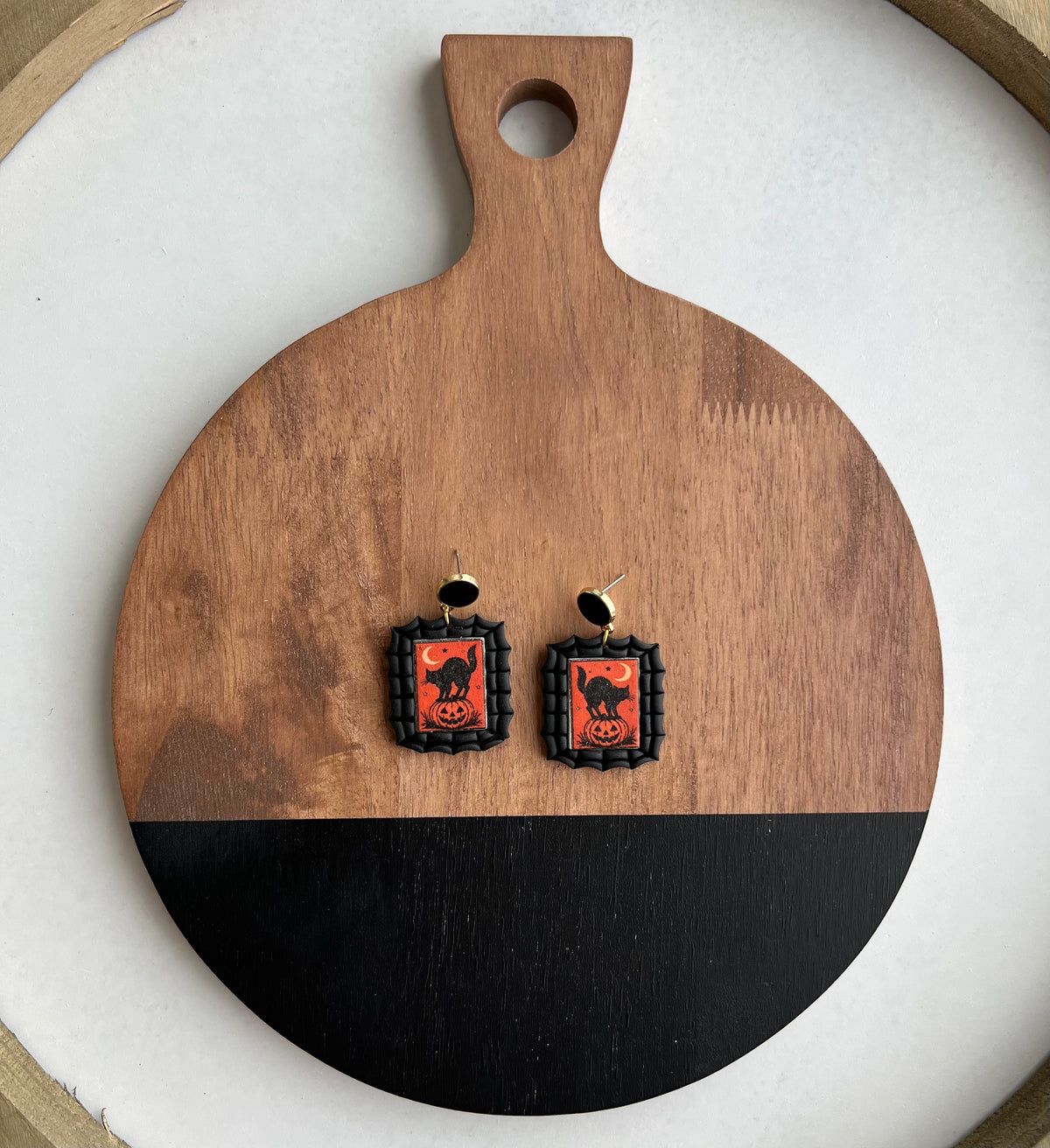 Halloween Web Stamps - Cat & Pumpkin