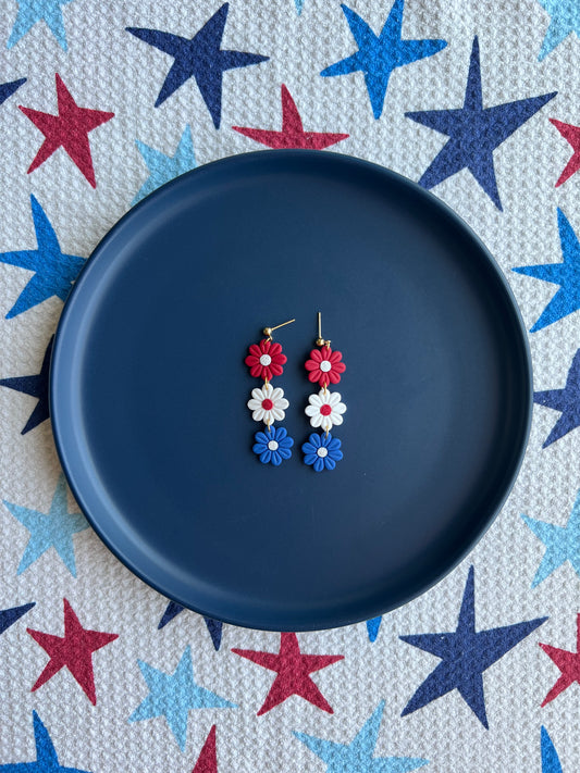 Flower Trio - Patriotic