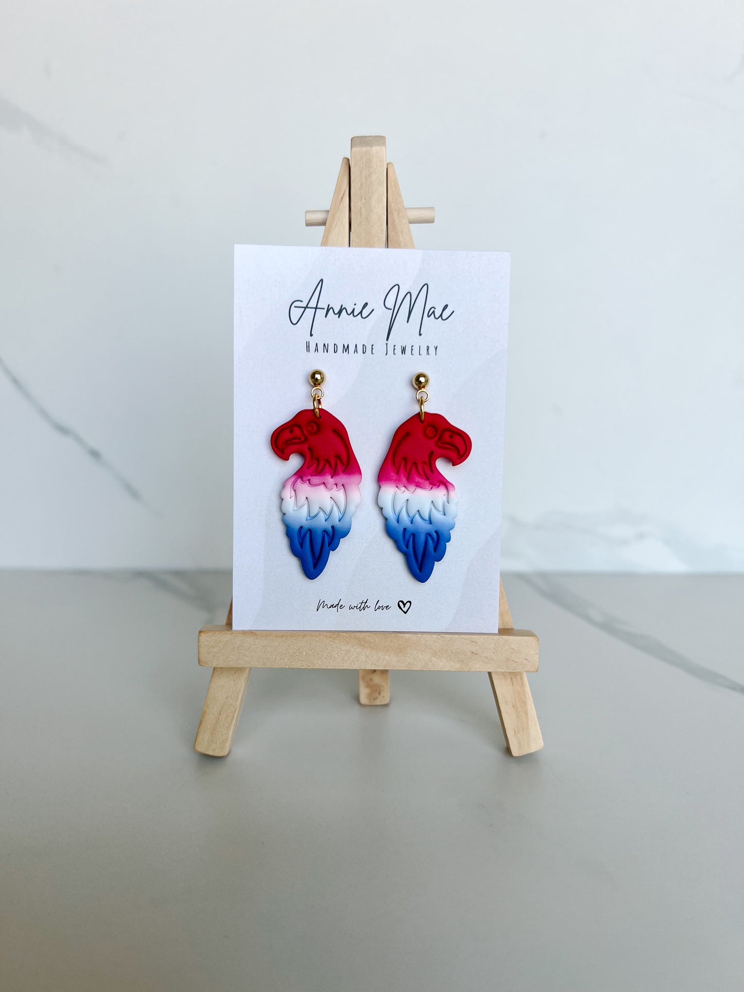Patriotic Ombré Eagle
