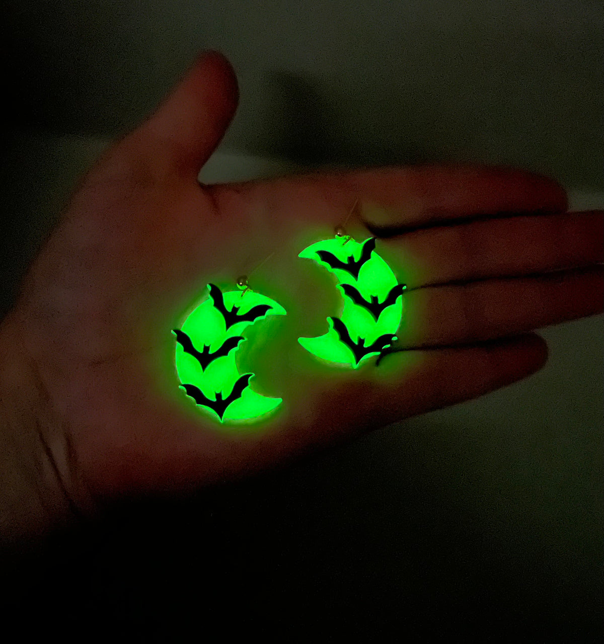 Glowing Moon and Bats - PRE ORDER