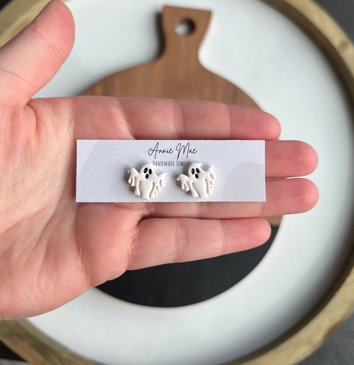 Flowy Ghost Stud - PRE ORDER