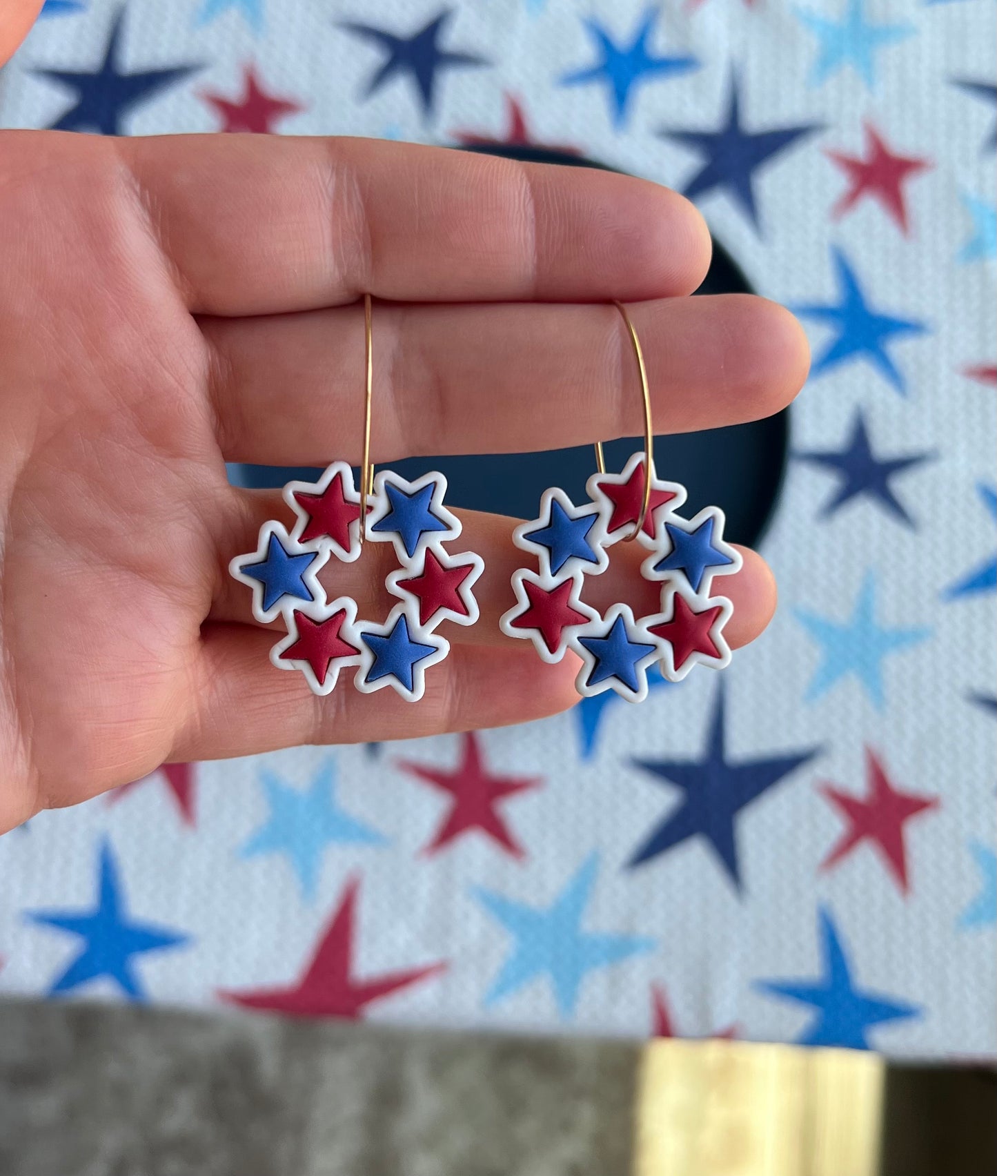 Star Wreath Hoops