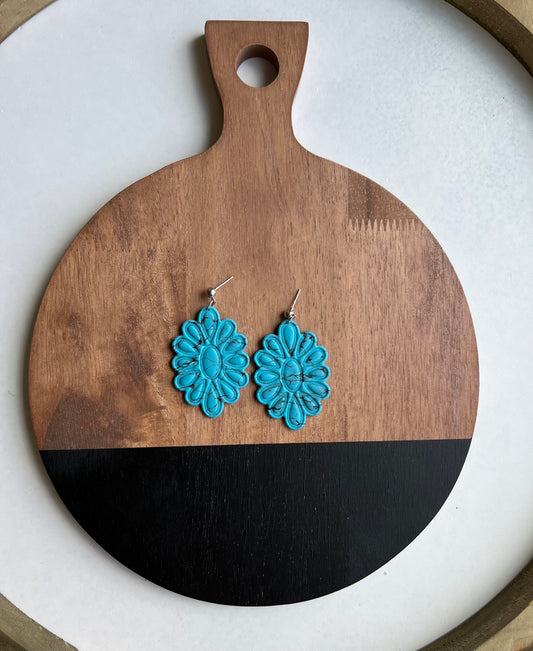 Squash Blossom - Turquoise