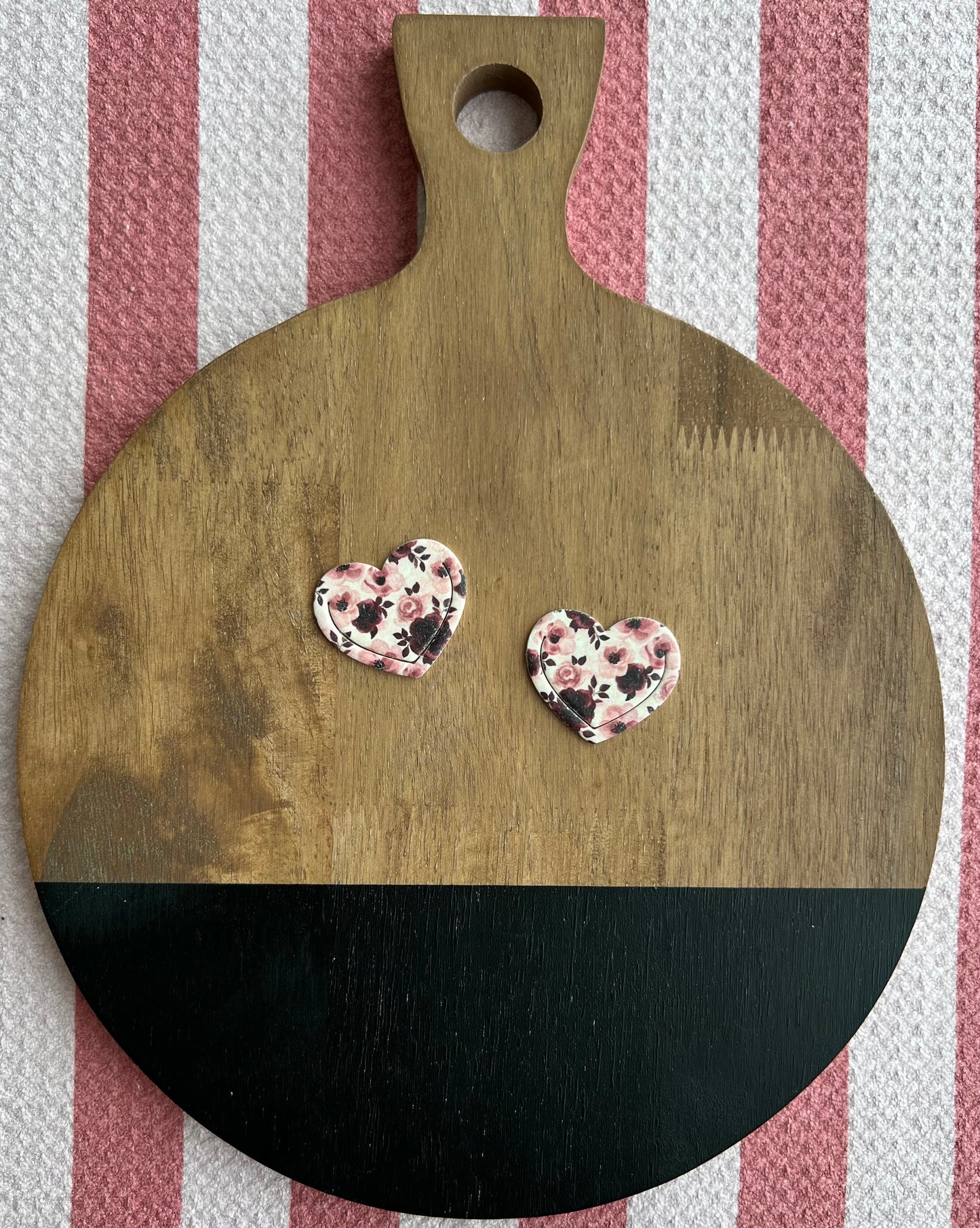 Heart Bookmark - Deep Floral