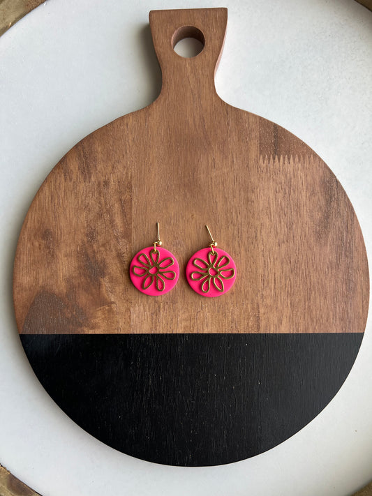 Pink w/Flower Charms