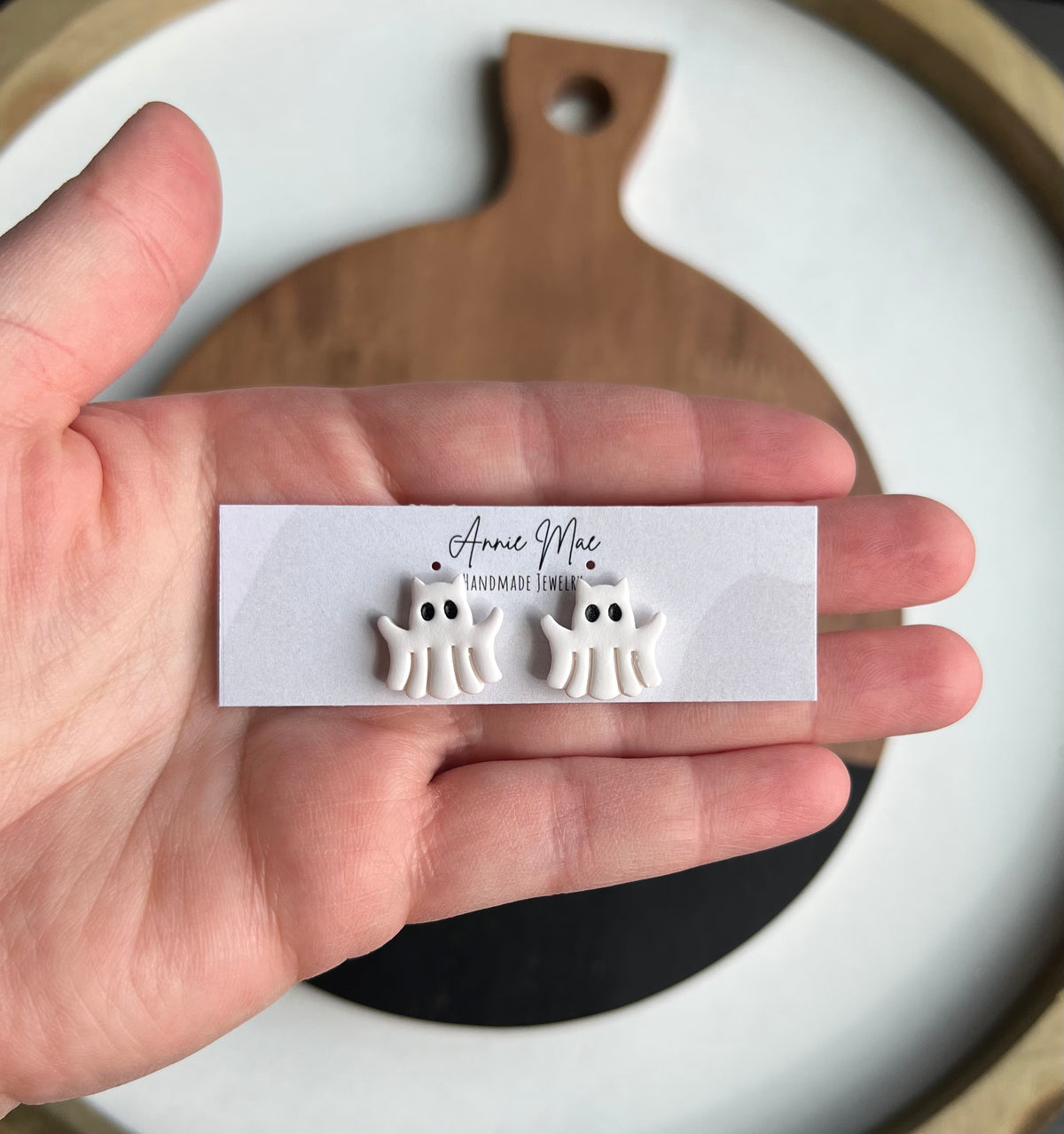 Kitty Ghost Stud - PRE ORDER