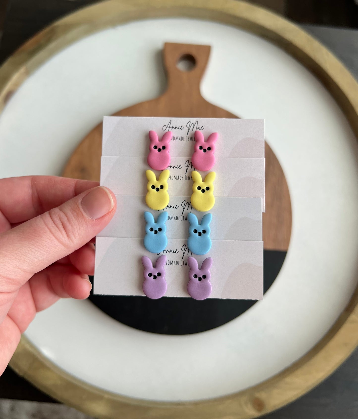 Bunny Peep Studs - PRE ORDER