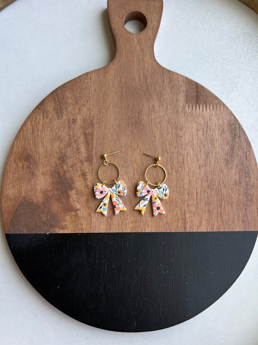 Spring Floral Bow